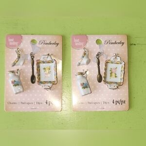 Bead Landing PEMBERLY 4 PIECE CHARM Set Pitcher Cream Spoon Tray for Barbie Doll